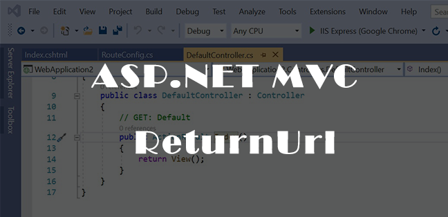 ASP.NET ReturnUrl ile kaybolmayan link yapısı
